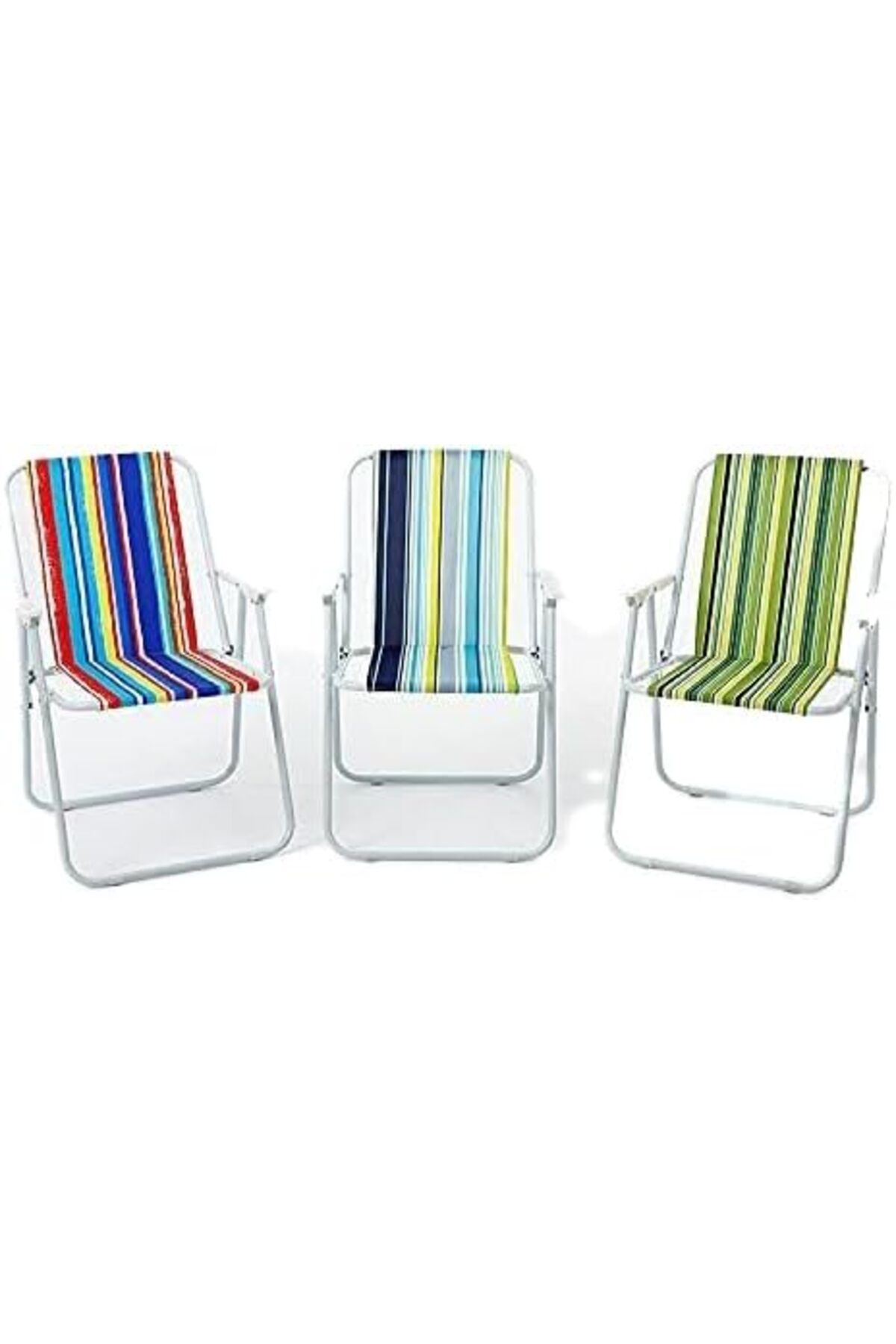 -3 Pieces Foldable Camping Chair | Beach Chair | Foldable Chair | Garden Chair | Fishing Cha