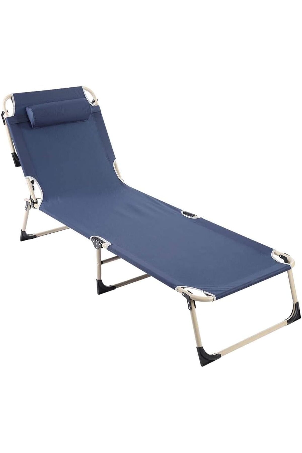 Foldable Camping Bed With Head Rest | Zero Gravity Beach Chair | Sun Lounger | Lightweight
