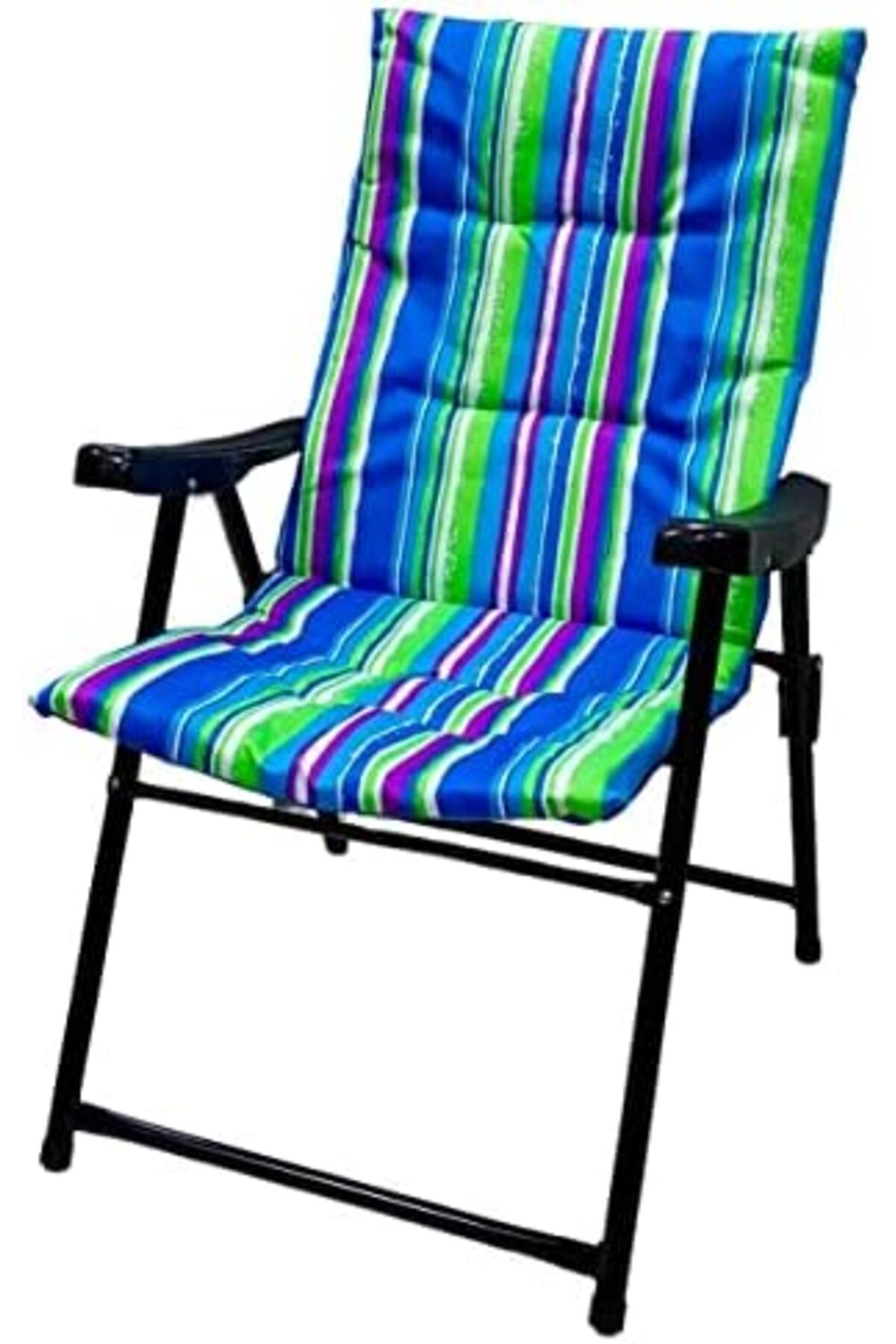 Foldable Camping Chair With Cushion - Heavy Quality Sadu Chair for Garden, Fishing, Travel,