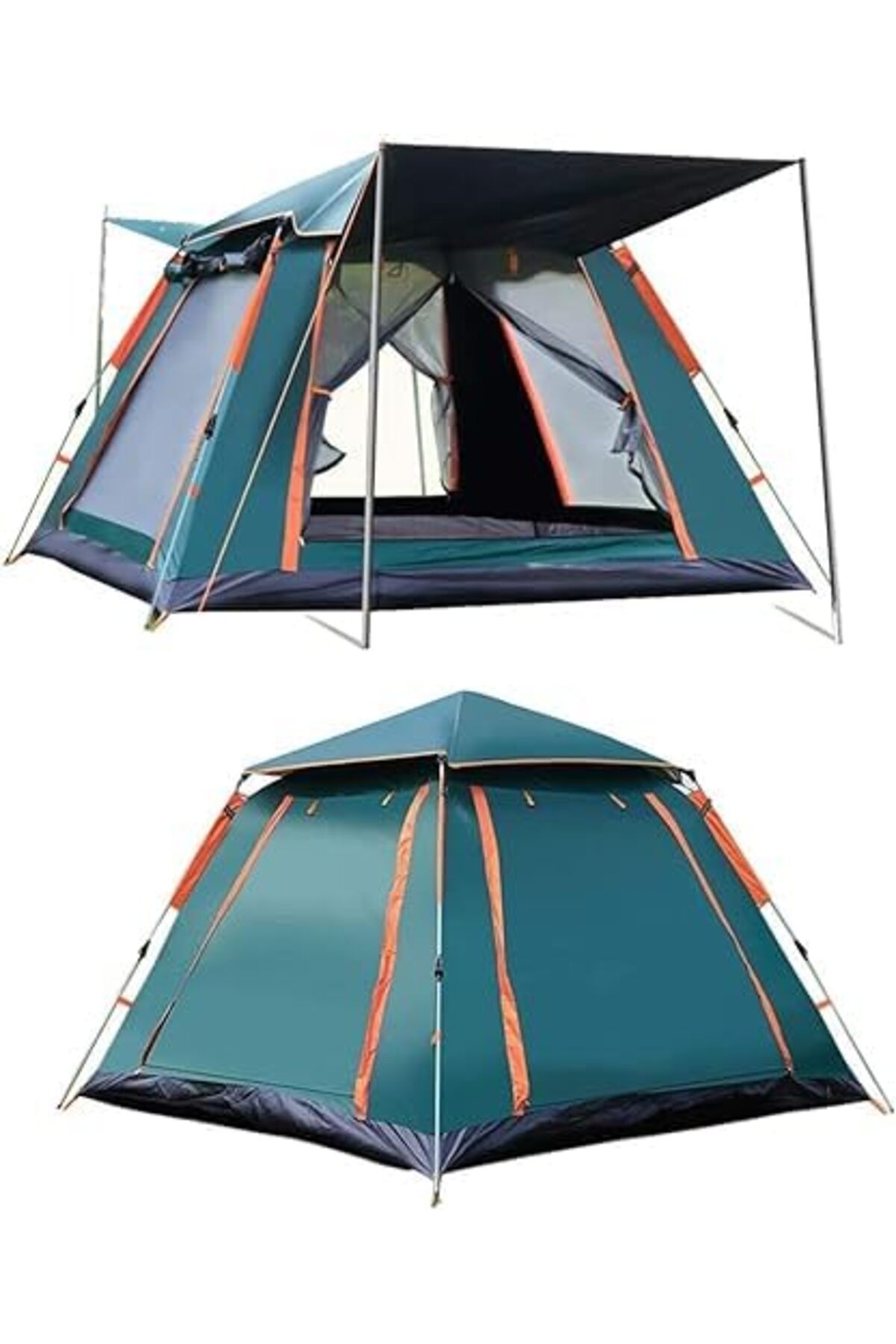Automatic Camping Tent 4-5 Persons (210X210X140cm), Instant Pop Up Dome Tent for Family Bac