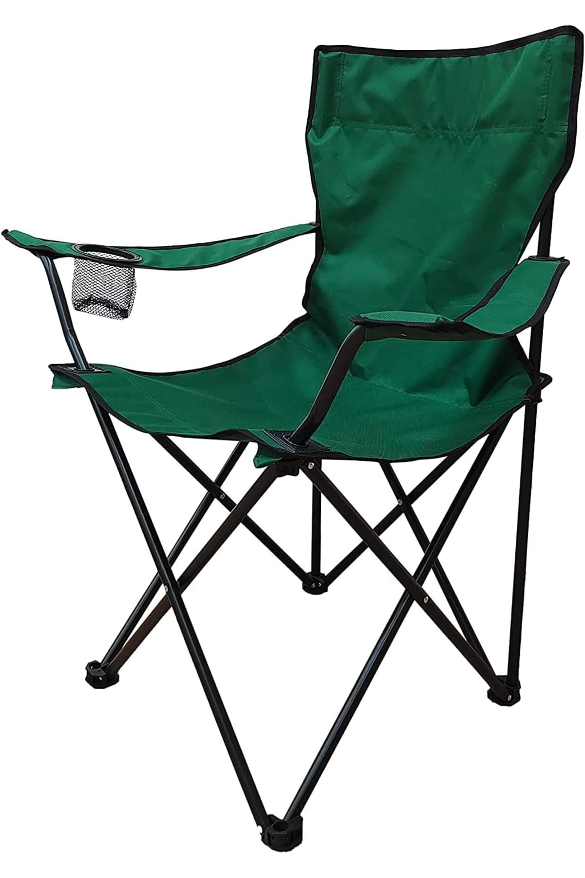 Alsaqer Foldable Camping Chair Heavy Duty/Picnic Chair/Outdoor Hand Support with Cup Holder