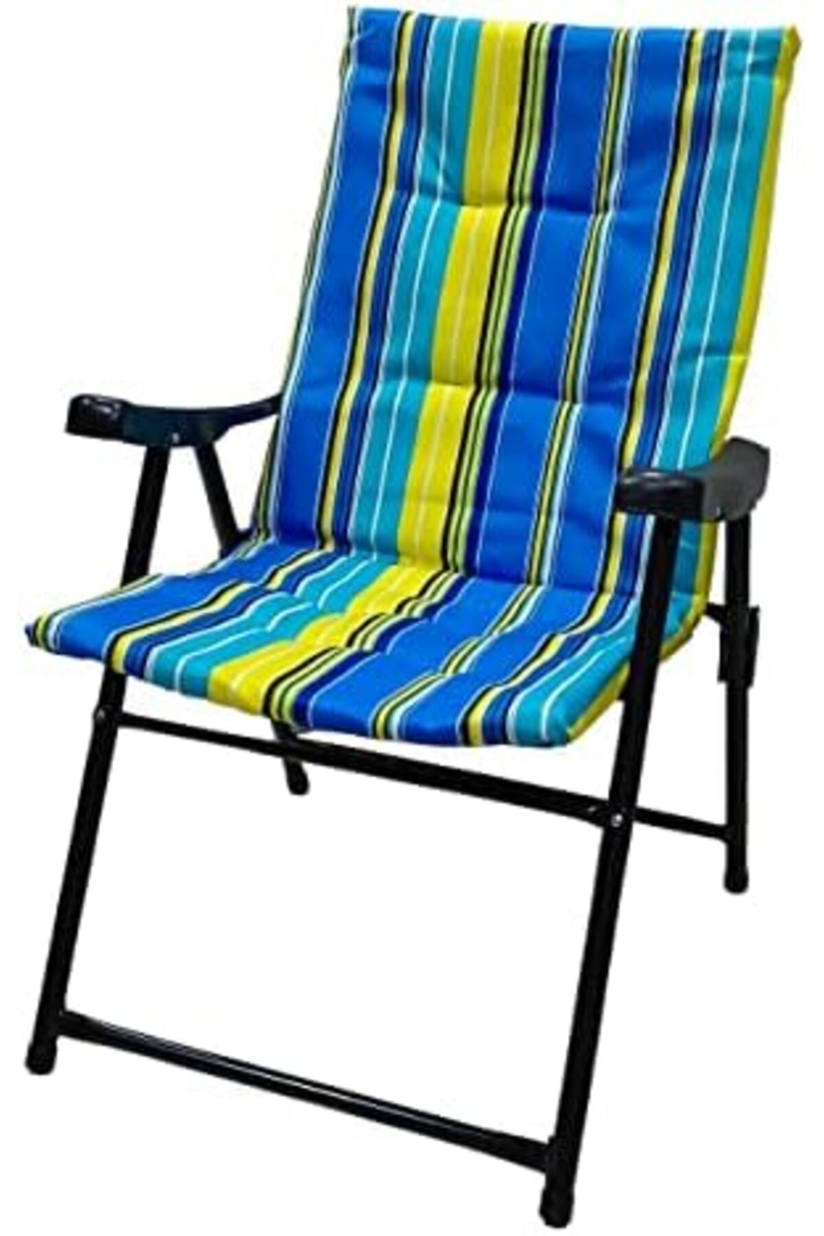 Foldable Camping Chair With Cushion - Heavy Quality Sadu Chair for Garden, Fishing, Travel,