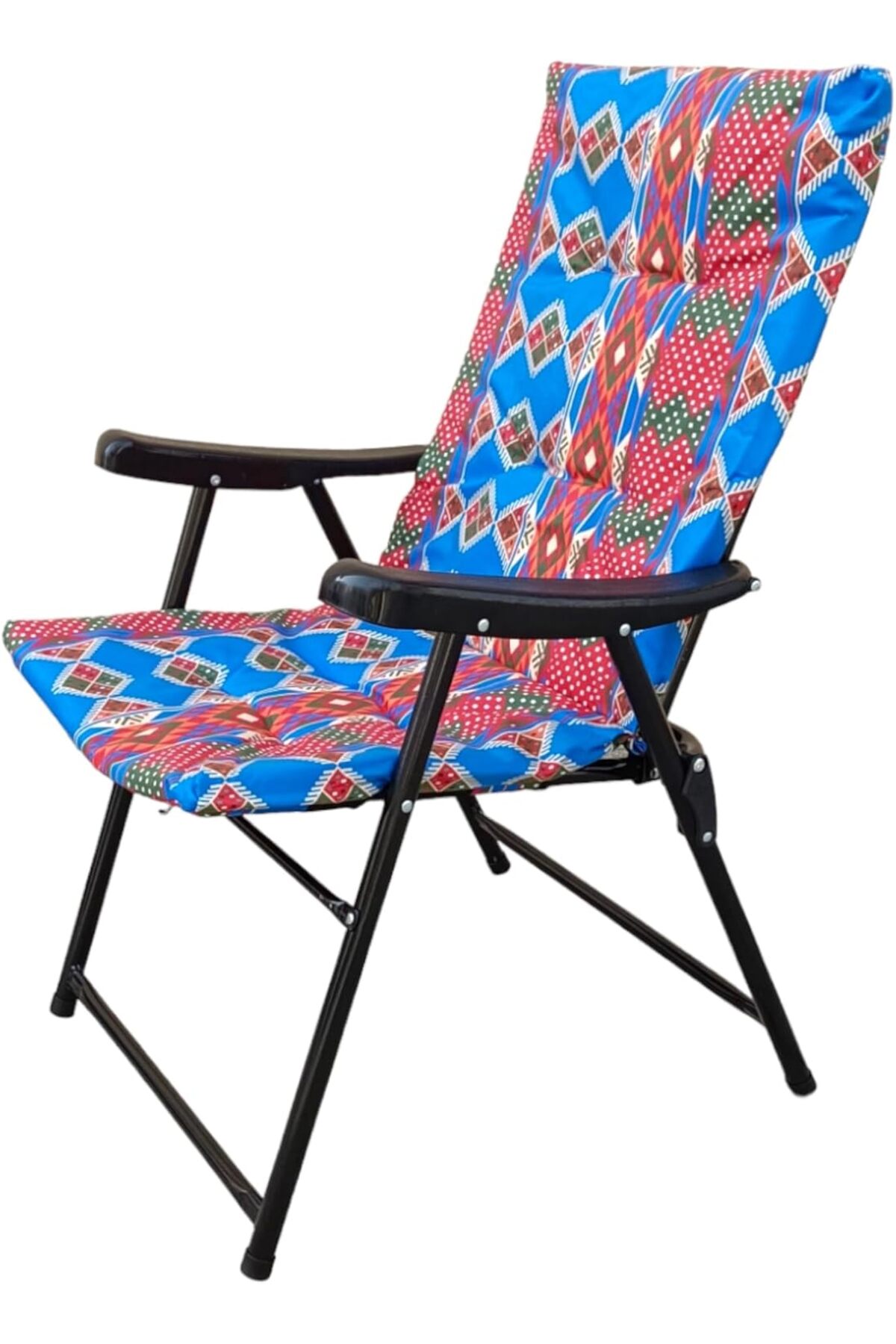 Foldable Camping Chair with Cushion Heavy Quality