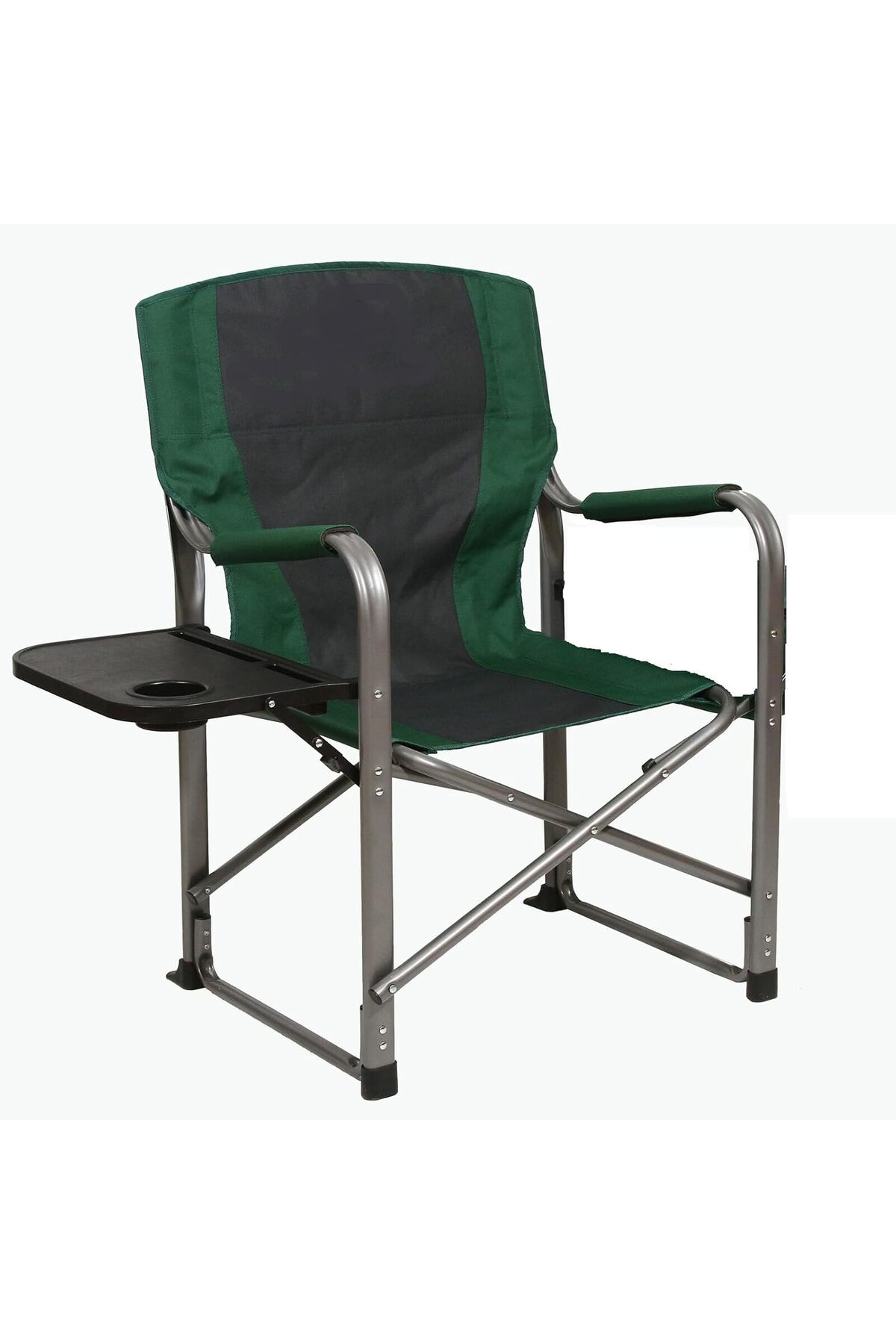 Premium Heavy-Duty Director Camping Chair with Foldable Side Table