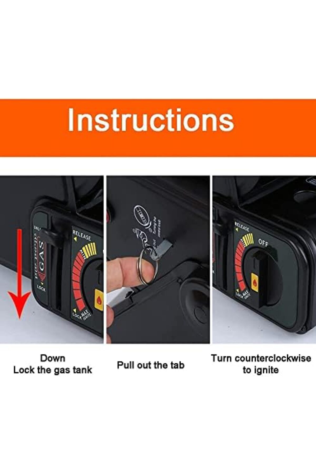 Butane Camping Stove with Tent Heater Portable Butane Gas Heater
