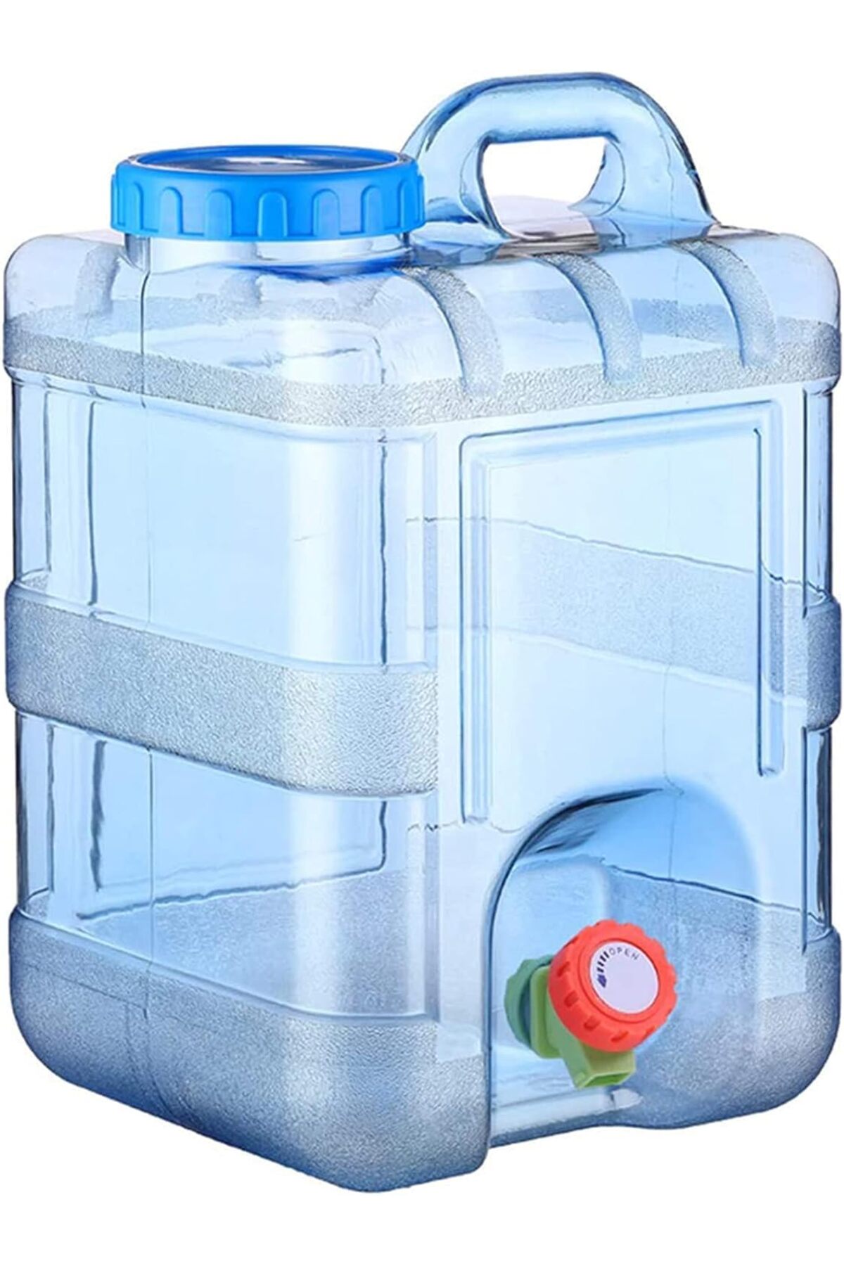 Camping Jerry Can 15 Litre Capacity | Portable Water Carry Can With Tape | Car Canister, Ta